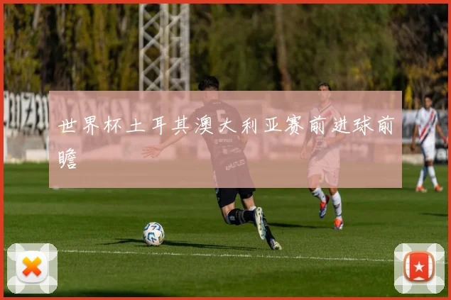 世界杯土耳其澳大利亚赛前进球前瞻